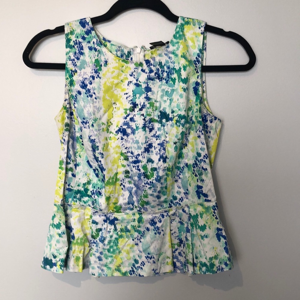 ☀️5 for $20☀️EUC PEPLUM LOFT COLORED SNAKESKIN